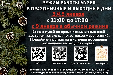 Режим работы музея